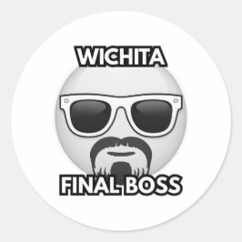 Adesivo engraçado do chefe final de Wichita