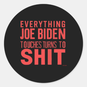 Adesivo Engraçado Donald Trump 2024 Tudo que Joe Biden Toq