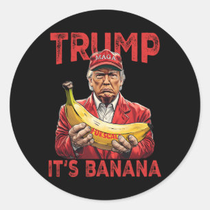 Adesivo Engraçado É Banana para Scales Trump