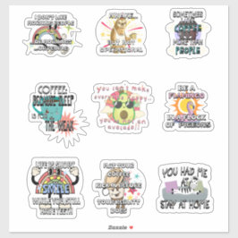 Adesivo Engraçado e sarcástico vinílicos