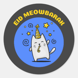 Adesivo Engraçado Eid Cat