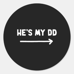Adesivo Engraçado Ele é a minha Rua de Dd. Dia de Patrick