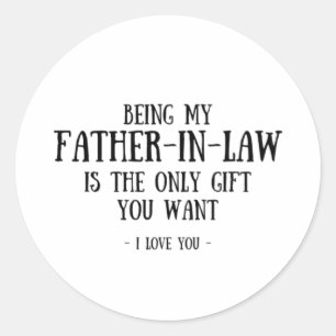 Adesivo Engraçado Em Presentes De Lei, Presente Para Pais 