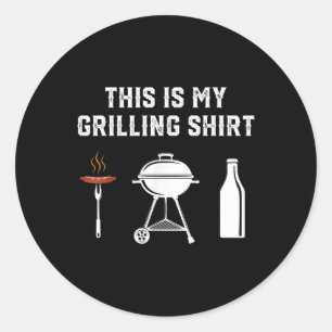 Adesivo Engraçado Engraçado Barbecue Churrasco Fumante Car