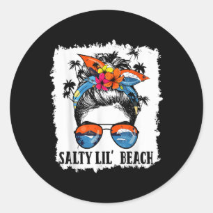 Adesivo Engraçado Engraçado Salty Lil Beach Messy Bun Sung