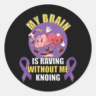 Adesivo Engraçado Epilepsia Dizendo