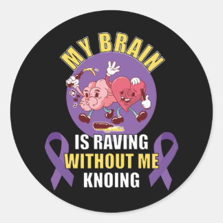 Adesivo Engraçado Epilepsia Dizendo