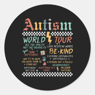 Adesivo Engraçado Eu Agitar O Autismo Mundial Do Espectro