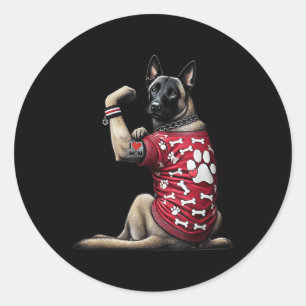 Adesivo Engraçado Eu Amo A Mãe Tattoto Mãe Malinois Belga