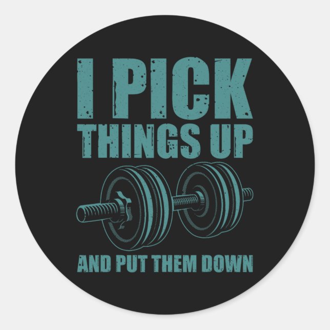 Adesivo Engraçado Eu Pegar Coisas Colocá-Las No Presente B (Frente)