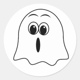 Adesivo Engraçado Fantasma emoji!