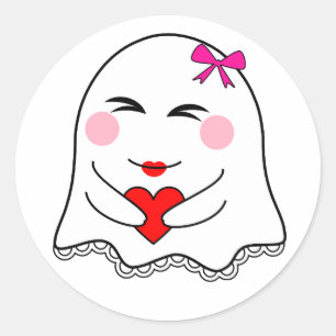 Adesivo Engraçado Fantasma emoji!