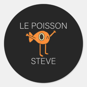 Adesivo Engraçado Fish Le Poisson Steve Para Crianças Home