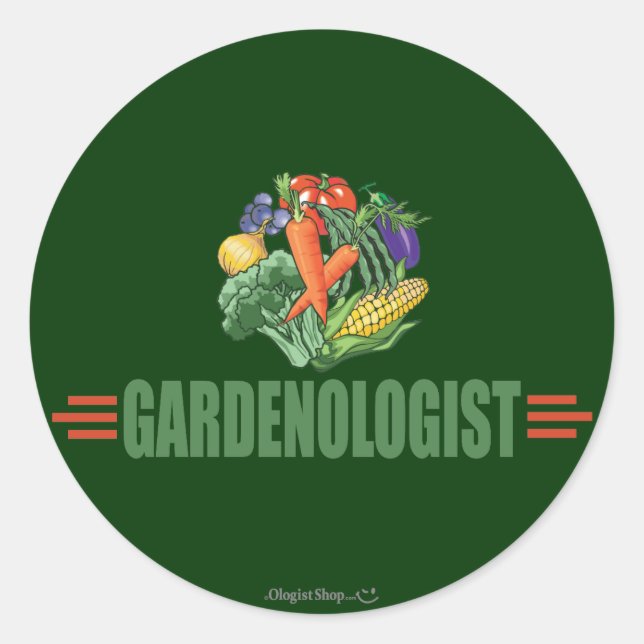 Adesivo Engraçado Gardener (Frente)
