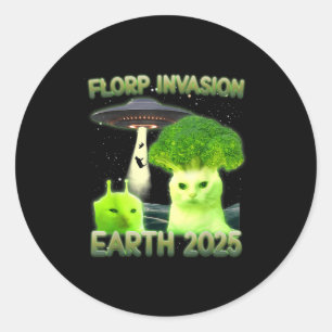 Adesivo Engraçado Glerp Glorp Alienígena Engraçada Cat Mem