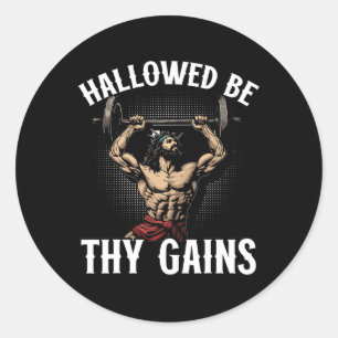 Adesivo Engraçado Gym Workout Malhação De Construção De Po