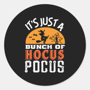 Adesivo Engraçado Hocus Feiticeiras Vintage Retro Hallowe