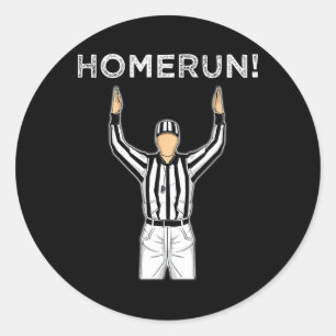 Adesivo Engraçado Homerun Baseball Futebol Mash 1