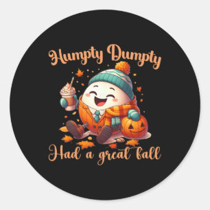 Adesivo Engraçado, Humpty Dumpty Teve Um Excelente De Home