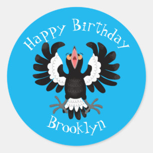 Adesivo Engraçado ilustração de desenho animado australian