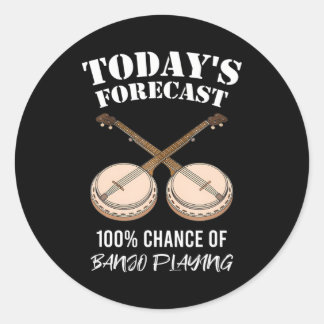 Adesivo Engraçado Instrumento Musical bluegrass de hoje