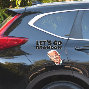 ADESIVO ENGRAÇADO JOE BIDEN BRANDON MALDITO ESTICADOR DE C