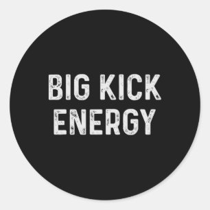 Adesivo Engraçado Karate Big Kick Energy