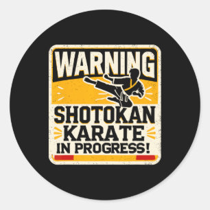 Adesivo Engraçado Karate Fighter Martial Arts Shotokan Kar
