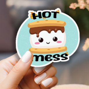 Adesivo Engraçado Kawaii Chora Mess Quente