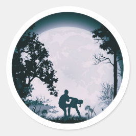 Adesivo Engraçado Krav Maga Artes Marciais Full Moon Stick