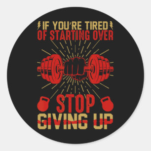 Adesivo Engraçado Malhação de ginástica Ensino Encantado