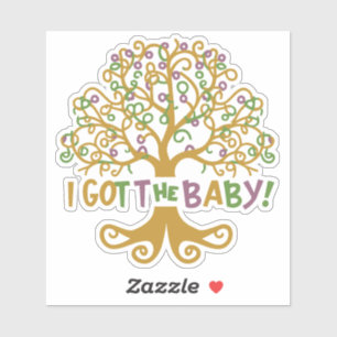 Adesivo Engraçado Mardi Gras Eu Recebi O Alerta De Gravide