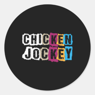Adesivo Engraçado Meme Chicken Jockey T-shirt.png