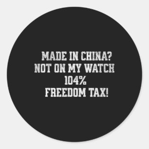 Adesivo Engraçado Meme Trump Tax China Tee - Política Hilá