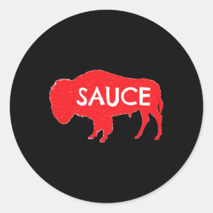 Adesivo Engraçado Molho Buffalo Gráfico Asas Quentes Pican