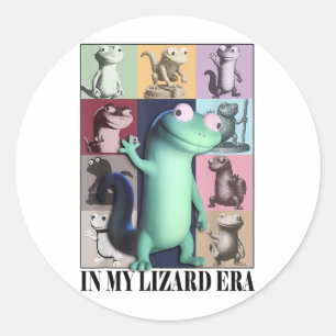 Adesivo Engraçado Na Minha Época Lizard, Homens De Animais