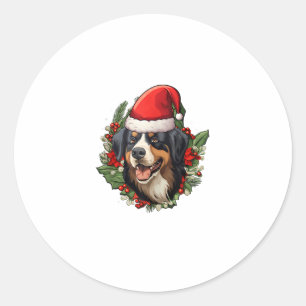 Adesivo Engraçado Natal Bernese Mountain Dog