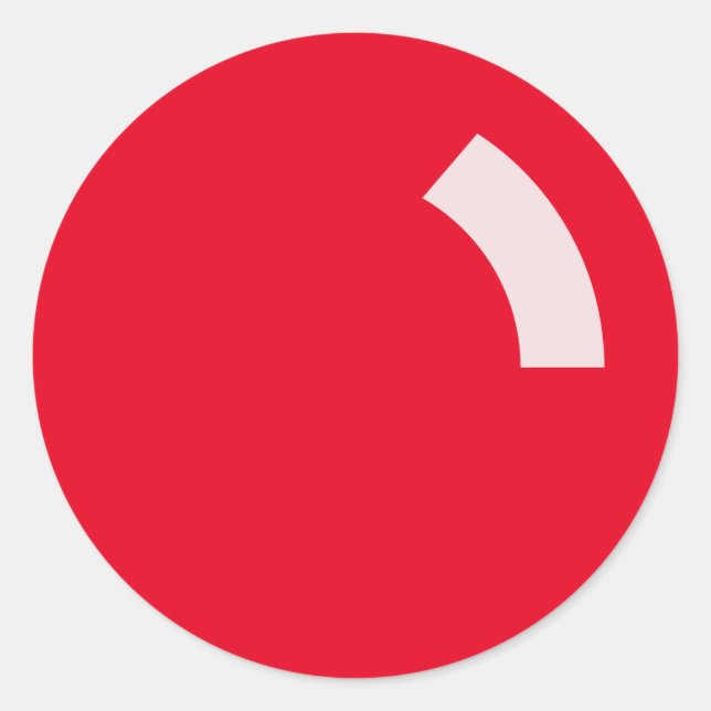 Adesivo Engraçado Natal brilhante Vedante Vermelho (Frente)