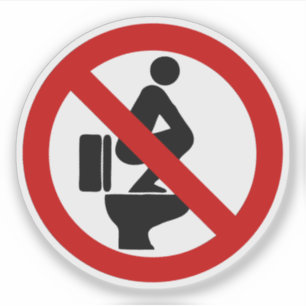 Adesivo Engraçado NENHUNS pés no ⚠ tailandês do sinal