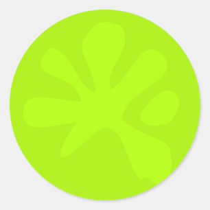 Adesivo Engraçado, neon verde eslima gráfico moderno diver