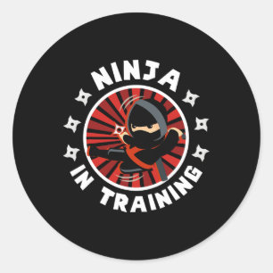 Adesivo Engraçado Ninja No Treinamento Karate Lover Artes