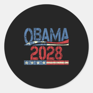 Adesivo Engraçado Obama Pelo Presidente Obama 2028 Para Mu