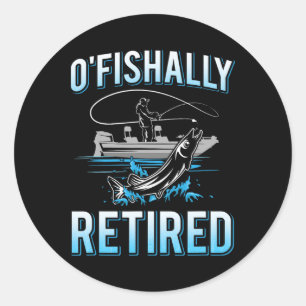 Adesivo Engraçado O'fishally Reformado Tee Por Pesca Refor