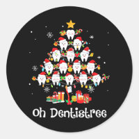 Engraçado Oh Dentistree Árvore de Natal Dentista D