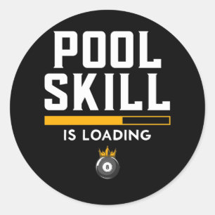 Adesivo Engraçado Oito Cotação Esportiva Piscina Billiard