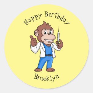 Adesivo Engraçado orangotango macaco