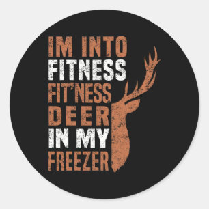 Adesivo Engraçado Pai Hunter Estou na Malhação Deer Freeze