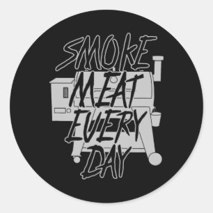 Adesivo Engraçado Pellet Fumante Churrasco Pit Grill Prese