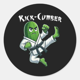 Adesivo Engraçado pepino pepino atleta Karate Boys Gir