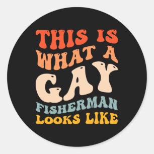 Adesivo Engraçado Pescar Orgulho gay Que Parece Um Pescado